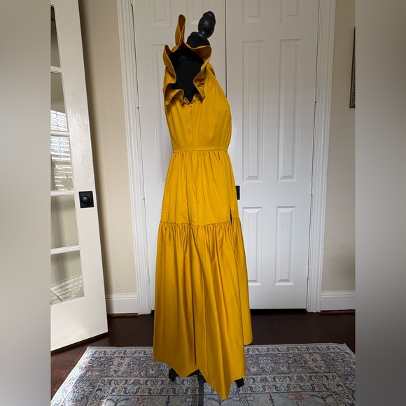 ANTONIO MELANI Mustard Maxi Dress NWT - Picture 2 of 8